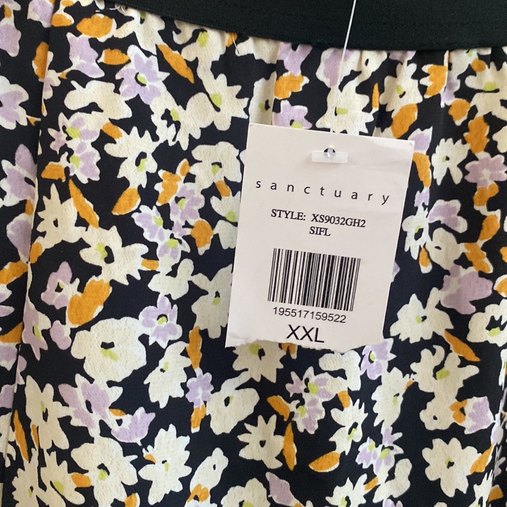 Sanctuary Hi Slit Floral‎ Print Midi Skirt - Picture 6 of 6